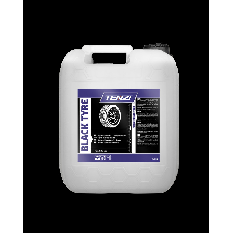 Riepu un plastmasas detaļu pulēšanas līdzekļis TENZI Black Tyre 5L (120gb/pal)