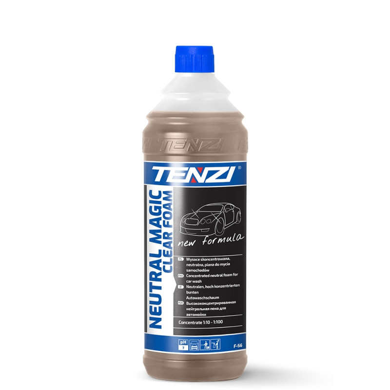 Neitralās putas auto mazgāšanai TENZI Neutral Magic Foam Clear 1L (12gab/kastē)