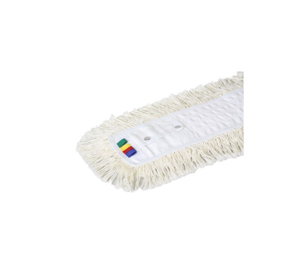 Mops kokvilna ar kabatām ar pogu 60 cm
