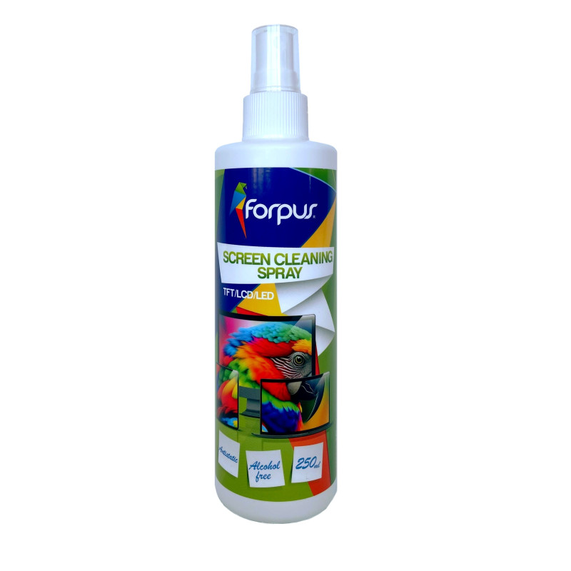 Aerosols ekrānu tīrīšanai Forpus 250ml