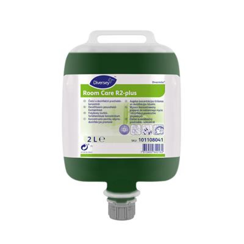 konc. Tīrišanas un dezinfekcijas lidzeklis Room Care R2-plus (2x2L)