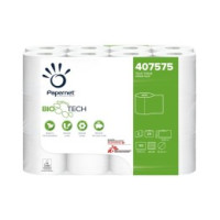Inovatīvais tualetes papīrs "Papernet Bio Tech", 2 slāņi, 407575 (24R/1iep.) (4iep./1paka)