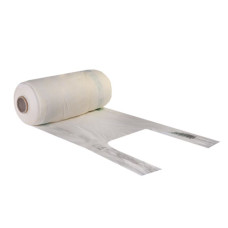 BIO maisiņi 22+12x50cm ar rokturiem, zaļi, rullī 200gab.