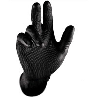 Nitrila cimdi, "Gentle Grip", melni ,XL, (50 gab), (10iep/kaste) 8,5 gr