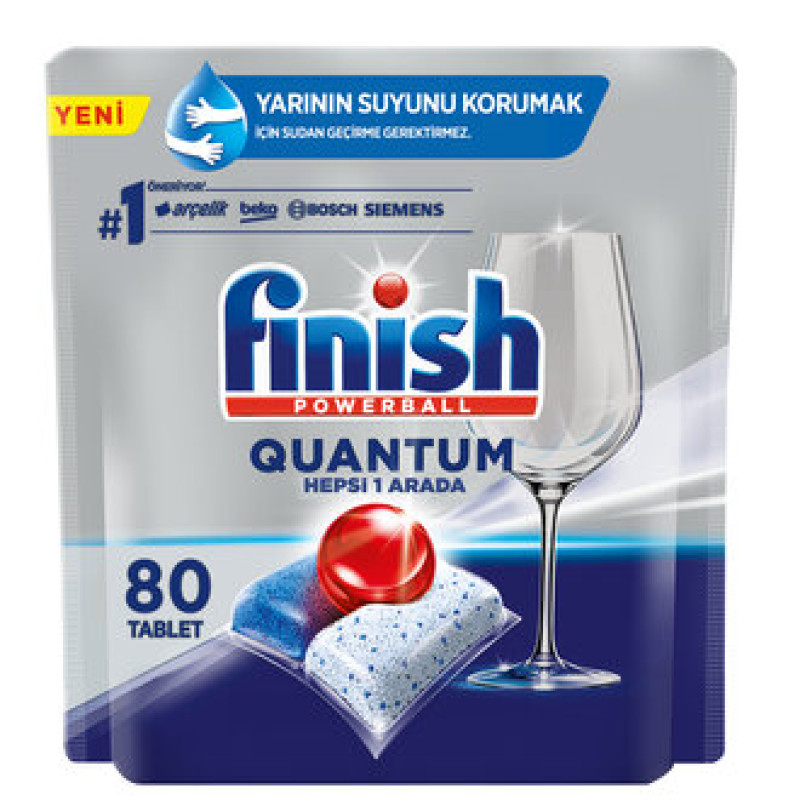 +Finish Powerball Quantum trauku mazgāšanas tabletes 80gb