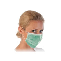 Sejas aizsargmaska, 3-slāņu, PP, zila, 50.gab.,(40iep/kastē)