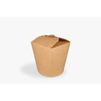 Papīra trauks 500ml, WOK, kraft, 50gab/iep., 6iep/kastē