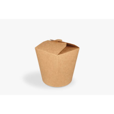 Papīra trauks 500ml, WOK, kraft, 50gab/iep., 6iep/kastē
