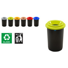 Atkritumu tvertne ECO BIN 50L, sudraba krāsa