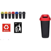 Atkritumu tvertne SORT BIN 90L, grafīta krāsa