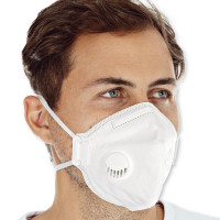 Respiratori FFP3 NR ar vārstu, vertikāli salokāmi  PP, 10gab/iep. 10ie