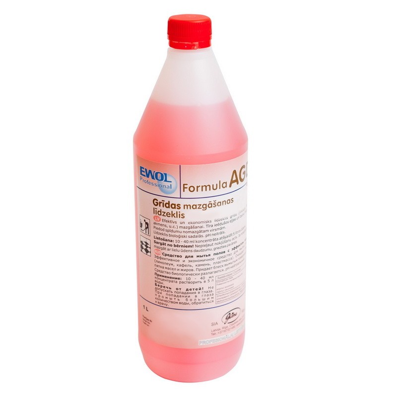 +EWOL Professional Formula AGD grīdas mazg.līdz. Rozā 1L ( jauns kods +JUSAGD-A-1 )