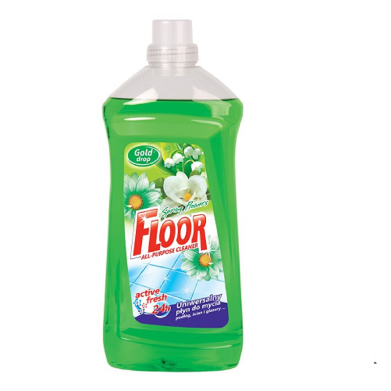 FLOOR universāls grīdas mazgāšanas līdzeklis SPRING FLOWERS active fresh 24h, 1,5L ( Izcel