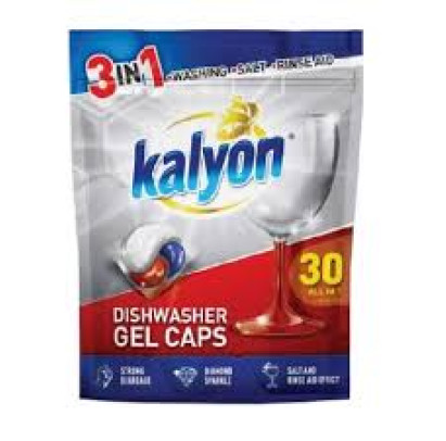 KALYON kapsulas 3in1 trauku mazgājamām mašīnām 30gb