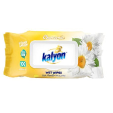 KALYON mitrās salvetes 100gb CHAMOMILE ( Izcelsmes valsts Turcija )