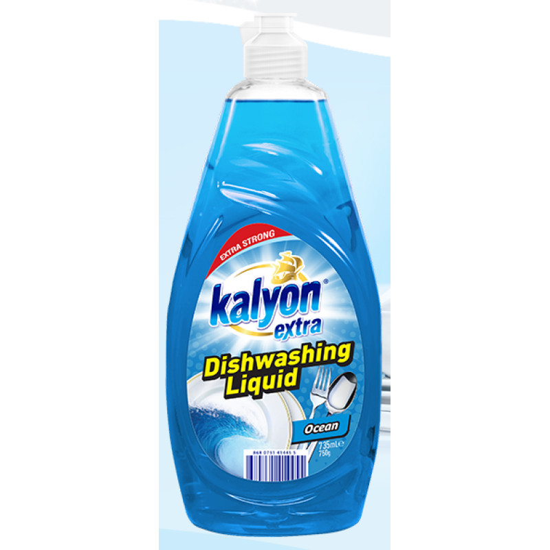 Trauku mazgāšanas līdzeklis KALYON Ocean 735ml (12gab/kastē)