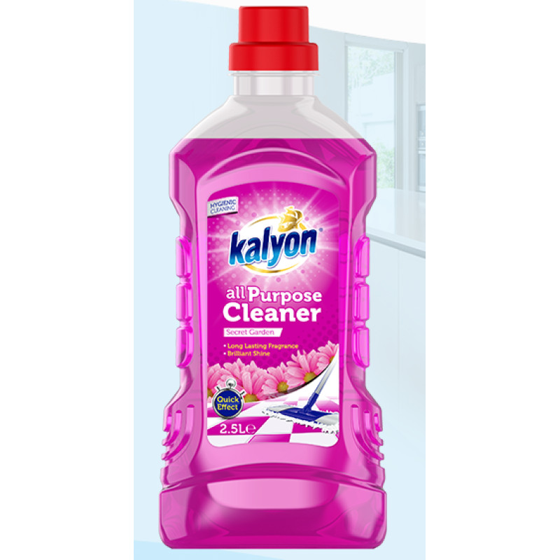 Universāls mazgāšanas līdzeklis grīdām KALYON Garden 1L (12gab/kastē)