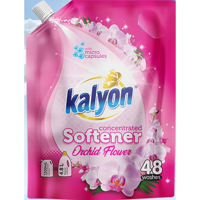 Veļas mīkstīnātājs-koncetrāts KALYON Orhideja 1.2L (12gab/kastē)