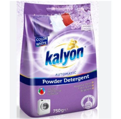 Veļas pulveris Color/white KALYON Lavander&Magnolia 750gr. (20gab/kastē)