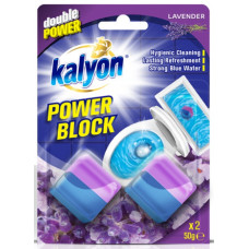 WC tabletes KALYON Lavander 2x50gr (12gab/kastē)