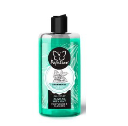 PAPILION dušas želeja Olive Oil with Mint, 400 ml