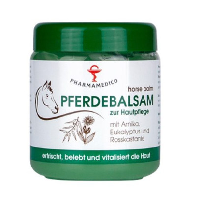 PHARMAMEDICO Pferdesalbe balzams ar arnikas, eikalipta un zirgkastaņu ekstr., 500 ml