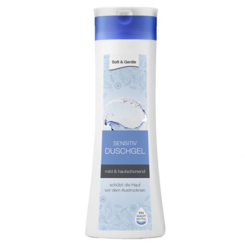SOFT & GENTLE Dušas želeja SENSITIVE 300ml ( Izcelsmes valsts Vācija )