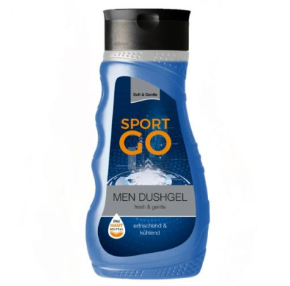 SOFT & GENTLE dušas želeja vīriešiem SPORT GO White Water, 300 ml