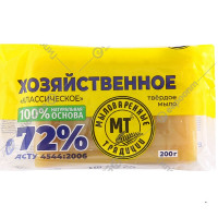 Veļas ziepes MT 72%, 200g, iepakojumā 1/40 ( Izcelsmes valsts Ukraina )