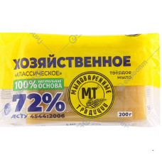 Veļas ziepes MT 72%, 200g, iepakojumā 1/40 ( Izcelsmes valsts Ukraina )
