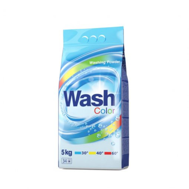 WASH veļas pulveris COLOR 5kg