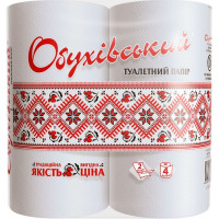 WC papīrs Obuhivskij, 13.8m 1/4(celluloze) ( Izcelsmes valsts Ukraina )