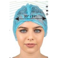 Cepurīte , PP, 51cm, zila, 100gab., (16iep/kastē)