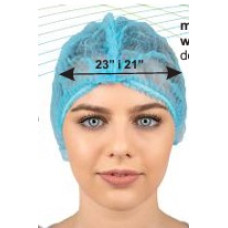 Cepurīte , PP, 51cm, zila, 100gab., (16iep/kastē)