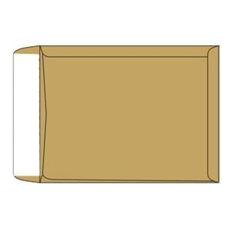 Aploksnes B4 HK 250x353mm, brūna krāsā, 10gab./iepak.