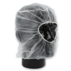 Сepurīte PP ASTRO CAP BALACLAVA , balta, (100gab), ,(10iep/kaste)