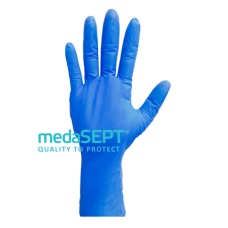 Pagarināti cimdi MEDASEPT PREFER BLUE LONG, S izmērs, 100gab