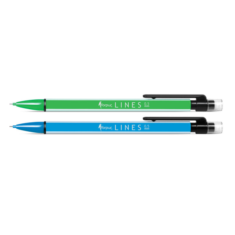 Automātiskais zīmulis LINES, 0,5mm zaļš