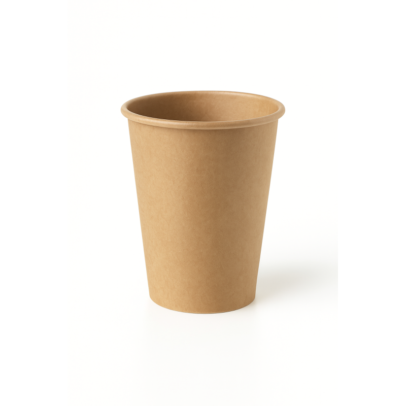 Papīra glāzes 240ml (8oz), KRAFT,  (50gab)