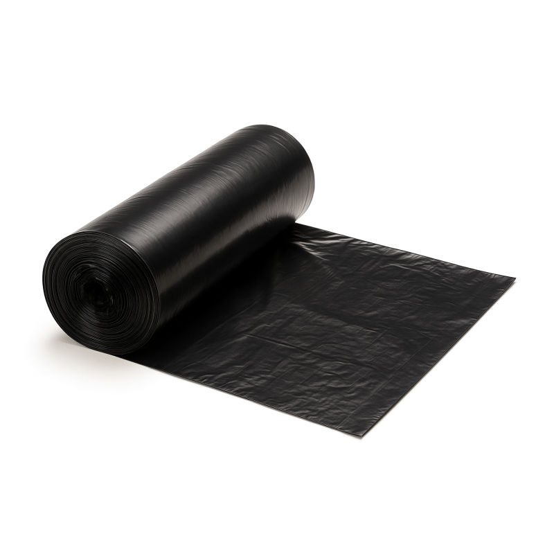 Atkritumu maisi  35L, 50x60cm, melni, 10 mikr, HDPE, FEVEX,  50gab/rul, 50rul/kastē.