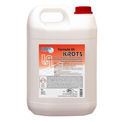 Kanalizācijas cauruļu tīrīšanas līdzeklis KROTS Formula EX 5L, EWOL