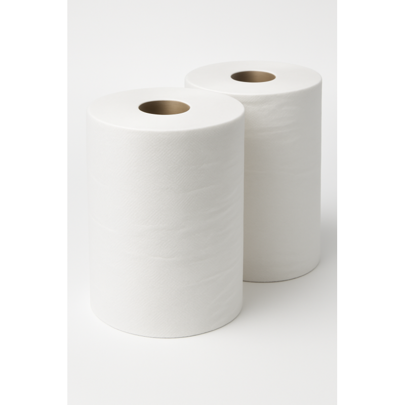 Papīra dvielis  ar centra padevi PAPERBLU, celuloze, 180m, 2 slāni, 486 lock., 16g/m2, ø 2