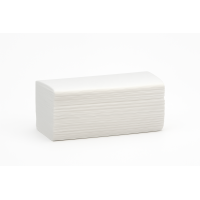 Papīra dvieļi V - veida, PAPERBLU, celuloze, 210 lock., 2 slāņi, 25 x 21 cm, 16g/m2, 15pac