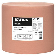 Industriālais papīrs KATRIN Basic XL Brown, 1-slāņa, rullis, brūns, 1000m