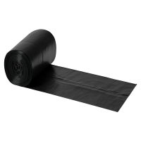 Atkritumu maisi 35L, 50x63cm, melni, 9mikr, HDPE, MERKANT, 20gab/rul, 28rul/kastē
