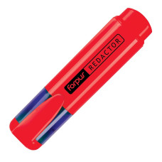 Marķieris teksta "REDACTOR" (sarkans)