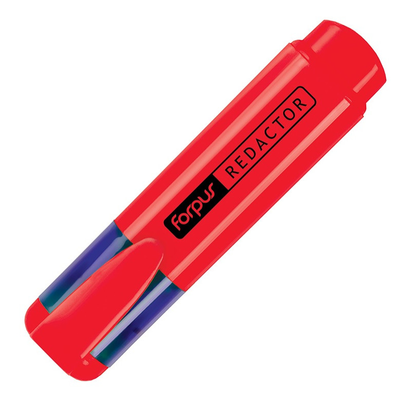 Marķieris teksta "REDACTOR" (sarkans)