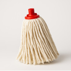 Mops bārkstains 280g ar vītni , kokvilna SUPER WHITE