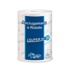 Papīra dvielis ar centra padevi PAPERBLU,2 slāņi , 200 loksnes (21,3x30cm), 60m,16g/m2, ø1