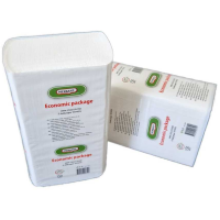 Roku salvetes loksnēs Z locījums, 100% celuloze, 2 slāņi, 20.5x23cm, 150 loksnes,  (20pac/